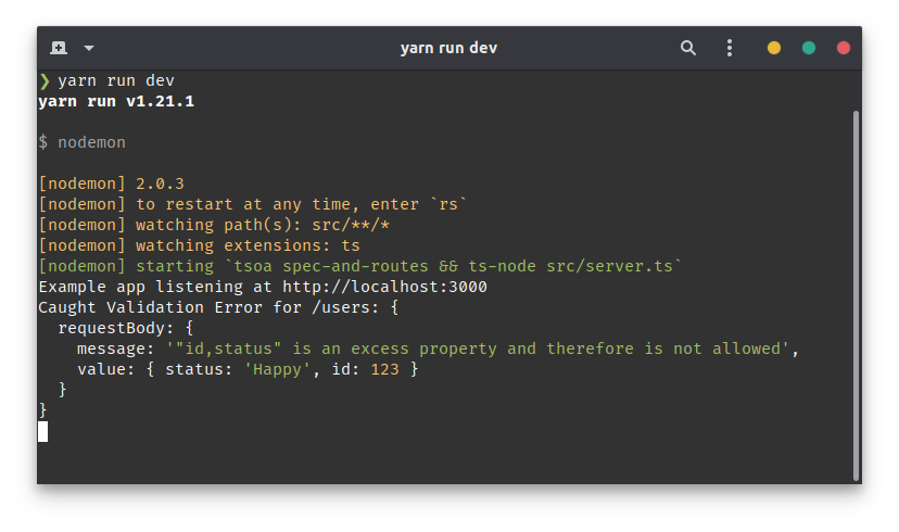 Server Error with handler